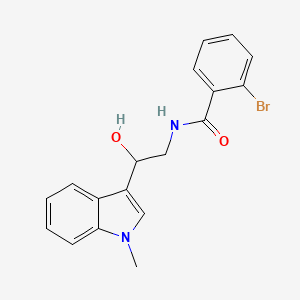 2-bromo-N-(2-hydroxy-2-(1-methyl-1H-indol-3-yl)ethyl)benzamide