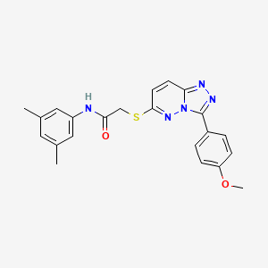 N-(3,5-dimethylphenyl)-2-((3-(4-methoxyphenyl)-[1,2,4]triazolo[4,3-b]pyridazin-6-yl)thio)acetamide