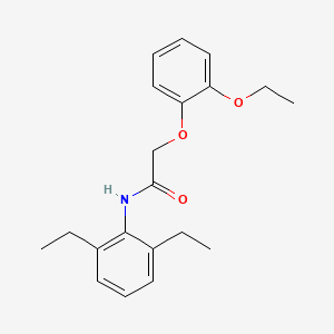 N-(2,6-diethylphenyl)-2-(2-ethoxyphenoxy)acetamide