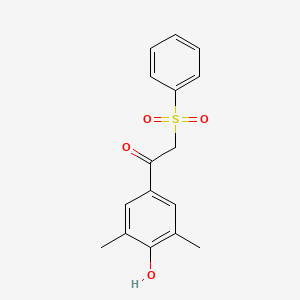 1-(4-Hydroxy-3,5-dimethylphenyl)-2-(phenylsulfonyl)-1-ethanone