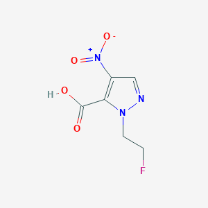 1-(2-fluoroethyl)-4-nitro-1H-pyrazole-5-carboxylic acid