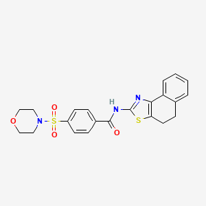 N-(4,5-dihydronaphtho[1,2-d]thiazol-2-yl)-4-(morpholinosulfonyl)benzamide