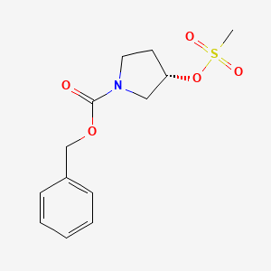 (S)-1-((Benzyloxy)carbonyl)pyrrolidin-3-yl methanesulfonate