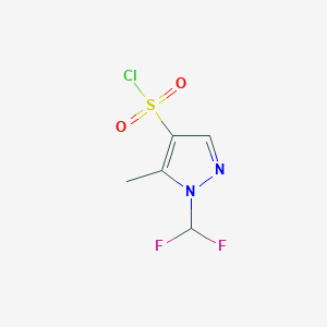 1-(difluoromethyl)-5-methyl-1H-pyrazole-4-sulfonyl chloride