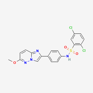 2,5-dichloro-N-(4-(6-methoxyimidazo[1,2-b]pyridazin-2-yl)phenyl)benzenesulfonamide