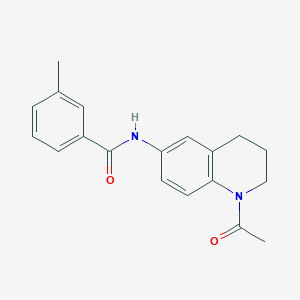 N-(1-acetyl-3,4-dihydro-2H-quinolin-6-yl)-3-methylbenzamide