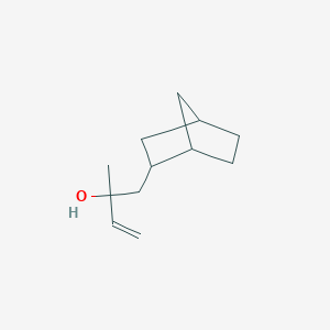 molecular formula C12H20O B2703925 1-{双环[2.2.1]庚烷-2-基}-2-甲基丁-3-烯-2-醇 CAS No. 1803582-54-8