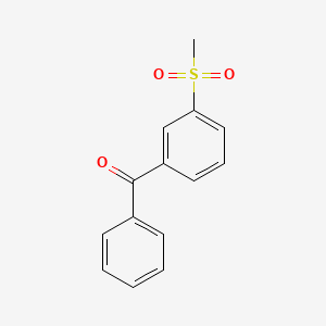 molecular formula C14H12O3S B2703929 3-(甲砜基)苯基苯甲酮 CAS No. 21205-05-0