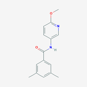 molecular formula C15H16N2O2 B270397 N-(6-methoxypyridin-3-yl)-3,5-dimethylbenzamide 