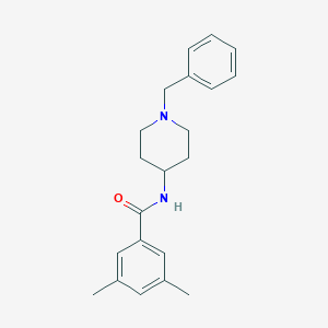 molecular formula C21H26N2O B270399 N-(1-benzyl-4-piperidinyl)-3,5-dimethylbenzamide 