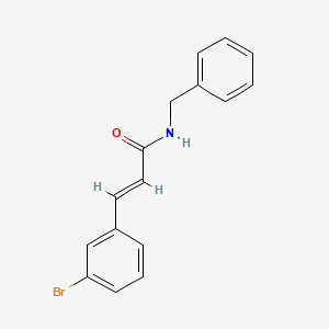 molecular formula C16H14BrNO B2704018 N-苄基-3-(3-溴苯基)丙烯酰胺 CAS No. 331462-16-9