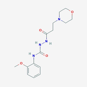 N-(2-methoxyphenyl)-2-(3-morpholinopropanoyl)hydrazinecarboxamide
