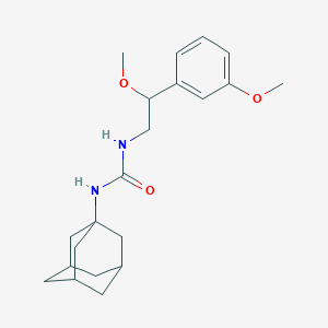 B2704028 1-((1R,3s)-adamantan-1-yl)-3-(2-methoxy-2-(3-methoxyphenyl)ethyl)urea CAS No. 1797281-81-2