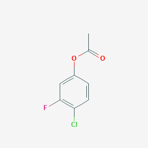 molecular formula C8H6ClFO2 B2704061 4-氯-3-氟苯乙酸酯 CAS No. 865451-00-9