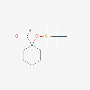 molecular formula C13H26O2Si B2704086 1-((叔丁基二甲基硅氧基)环己烷-1-甲醛 CAS No. 111351-78-1