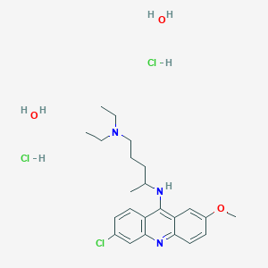 molecular formula C23H36Cl3N3O3 B027041 Quinacrine dihydrochloride dihydrate CAS No. 6151-30-0