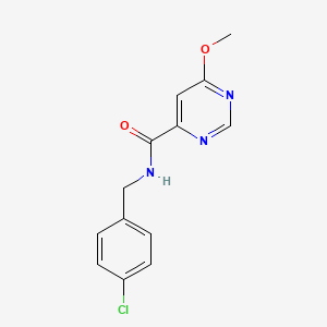 N-(4-chlorobenzyl)-6-methoxypyrimidine-4-carboxamide