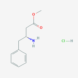molecular formula C11H16ClNO2 B2704143 (R)-Methyl 3-amino-4-phenylbutanoate hydrochloride CAS No. 178665-35-5