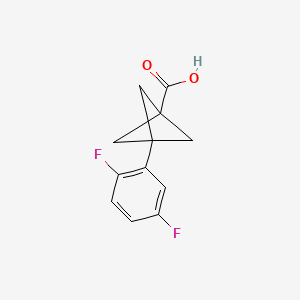 3-(2,5-Difluorophenyl)bicyclo[1.1.1]pentane-1-carboxylic acid