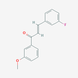 (2E)-3-(3-fluorophenyl)-1-(3-methoxyphenyl)prop-2-en-1-one