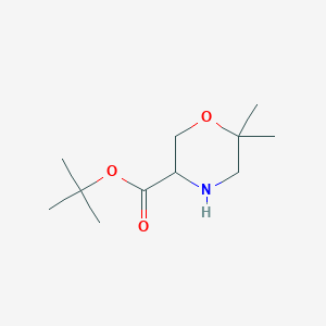 Tert-butyl 6,6-dimethylmorpholine-3-carboxylate