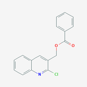 (2-Chloro-3-quinolinyl)methyl benzoate