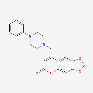 8-((4-phenylpiperazin-1-yl)methyl)-6H-[1,3]dioxolo[4,5-g]chromen-6-one