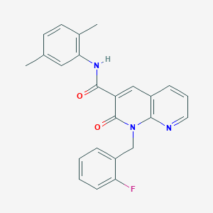 N-(2,5-dimethylphenyl)-1-(2-fluorobenzyl)-2-oxo-1,2-dihydro-1,8-naphthyridine-3-carboxamide