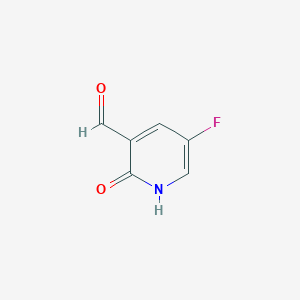 molecular formula C6H4FNO2 B2704274 5-Fluoro-2-oxo-1,2-dihydropyridine-3-carbaldehyde CAS No. 917391-98-1