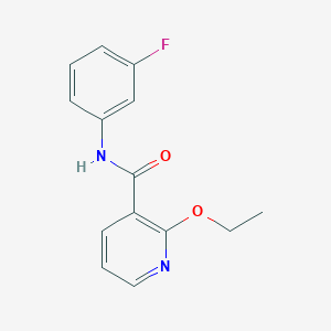 molecular formula C14H13FN2O2 B270430 2-ethoxy-N-(3-fluorophenyl)pyridine-3-carboxamide 