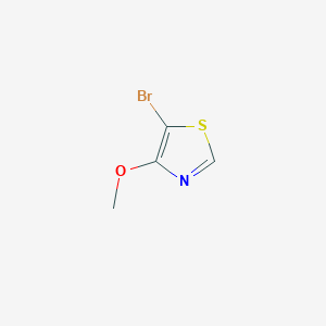 molecular formula C4H4BrNOS B2704308 5-Bromo-4-methoxy-1,3-thiazole CAS No. 2228818-64-0