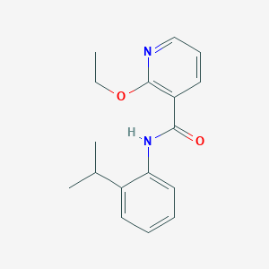 molecular formula C17H20N2O2 B270435 2-ethoxy-N-(2-isopropylphenyl)nicotinamide 