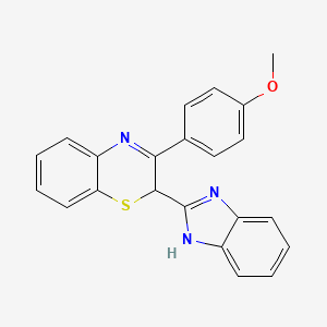 2-(1H-benzimidazol-2-yl)-3-(4-methoxyphenyl)-2H-1,4-benzothiazine