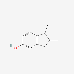 molecular formula C11H14O B2704369 1,2-dimethyl-2,3-dihydro-1H-inden-5-ol CAS No. 51086-26-1