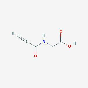 molecular formula C5H5NO3 B2704423 2-(Prop-2-ynamido)acetic acid CAS No. 1017041-03-0