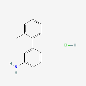 molecular formula C13H14ClN B2704427 2'-甲基-[1,1'-联苯]-3-胺盐酸盐 CAS No. 728864-96-8