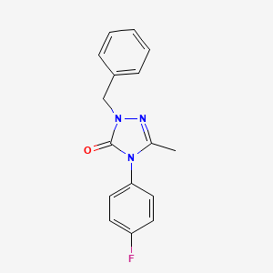 2-Benzyl-4-(4-fluorophenyl)-5-methyl-1,2,4-triazol-3-one