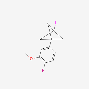 1-(4-Fluoro-3-methoxyphenyl)-3-iodobicyclo[1.1.1]pentane