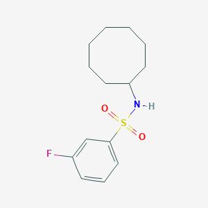 N-cyclooctyl-3-fluorobenzenesulfonamide