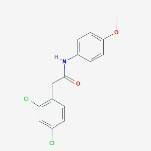 molecular formula C15H13Cl2NO2 B270468 2-(2,4-dichlorophenyl)-N-(4-methoxyphenyl)acetamide 