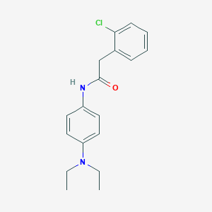 molecular formula C18H21ClN2O B270469 2-(2-chlorophenyl)-N-[4-(diethylamino)phenyl]acetamide 