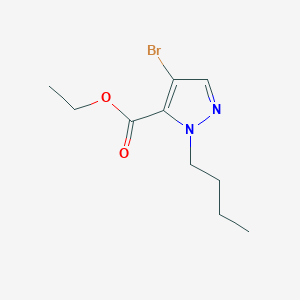 molecular formula C10H15BrN2O2 B2704698 ethyl 4-bromo-1-butyl-1H-pyrazole-5-carboxylate CAS No. 1856043-54-3