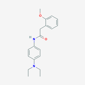 molecular formula C19H24N2O2 B270472 N-[4-(diethylamino)phenyl]-2-(2-methoxyphenyl)acetamide 