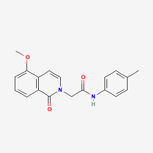 2-(5-methoxy-1-oxoisoquinolin-2(1H)-yl)-N-(p-tolyl)acetamide