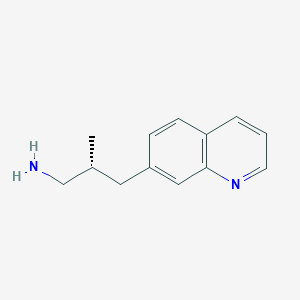 (2R)-2-Methyl-3-quinolin-7-ylpropan-1-amine