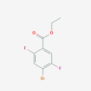 molecular formula C9H7BrF2O2 B2704746 乙酸-4-溴-2,5-二氟苯酯 CAS No. 1383685-39-9