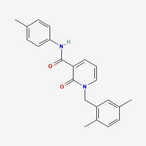 1-(2,5-dimethylbenzyl)-2-oxo-N-(p-tolyl)-1,2-dihydropyridine-3-carboxamide