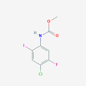 Methyl (4-chloro-5-fluoro-2-iodophenyl)carbamate