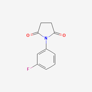 molecular formula C10H8FNO2 B2704784 1-(3-Fluorophenyl)pyrrolidine-2,5-dione CAS No. 60693-35-8