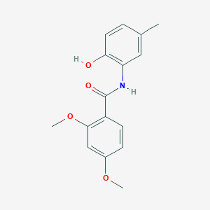 molecular formula C16H17NO4 B270479 N-(2-hydroxy-5-methylphenyl)-2,4-dimethoxybenzamide 